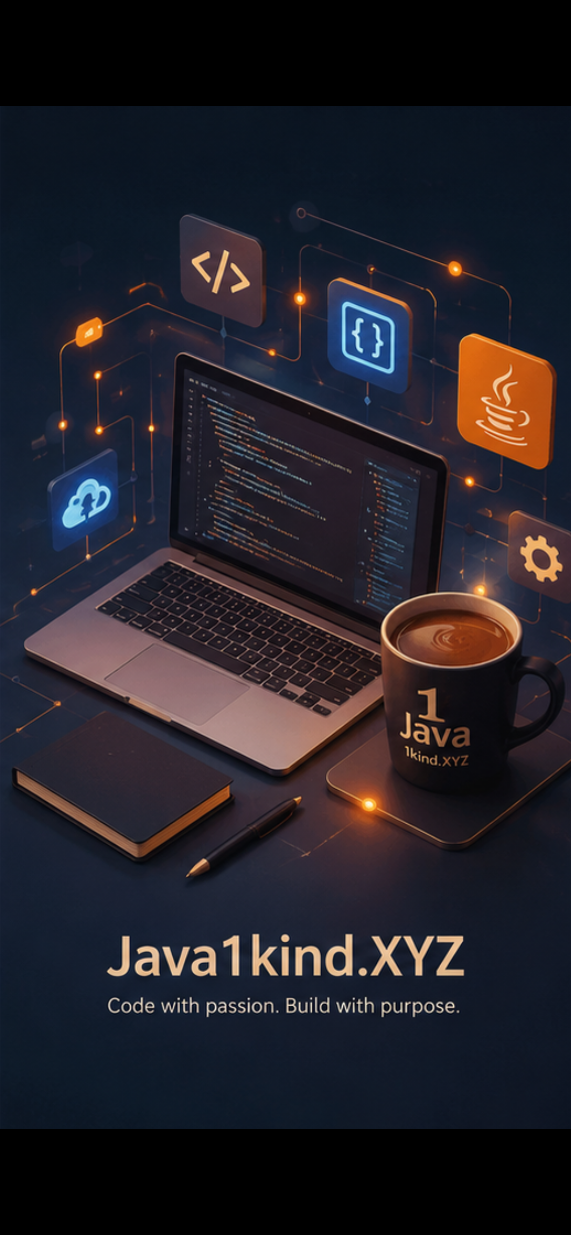 JAVA1KIND development workstation with API and cloud icons